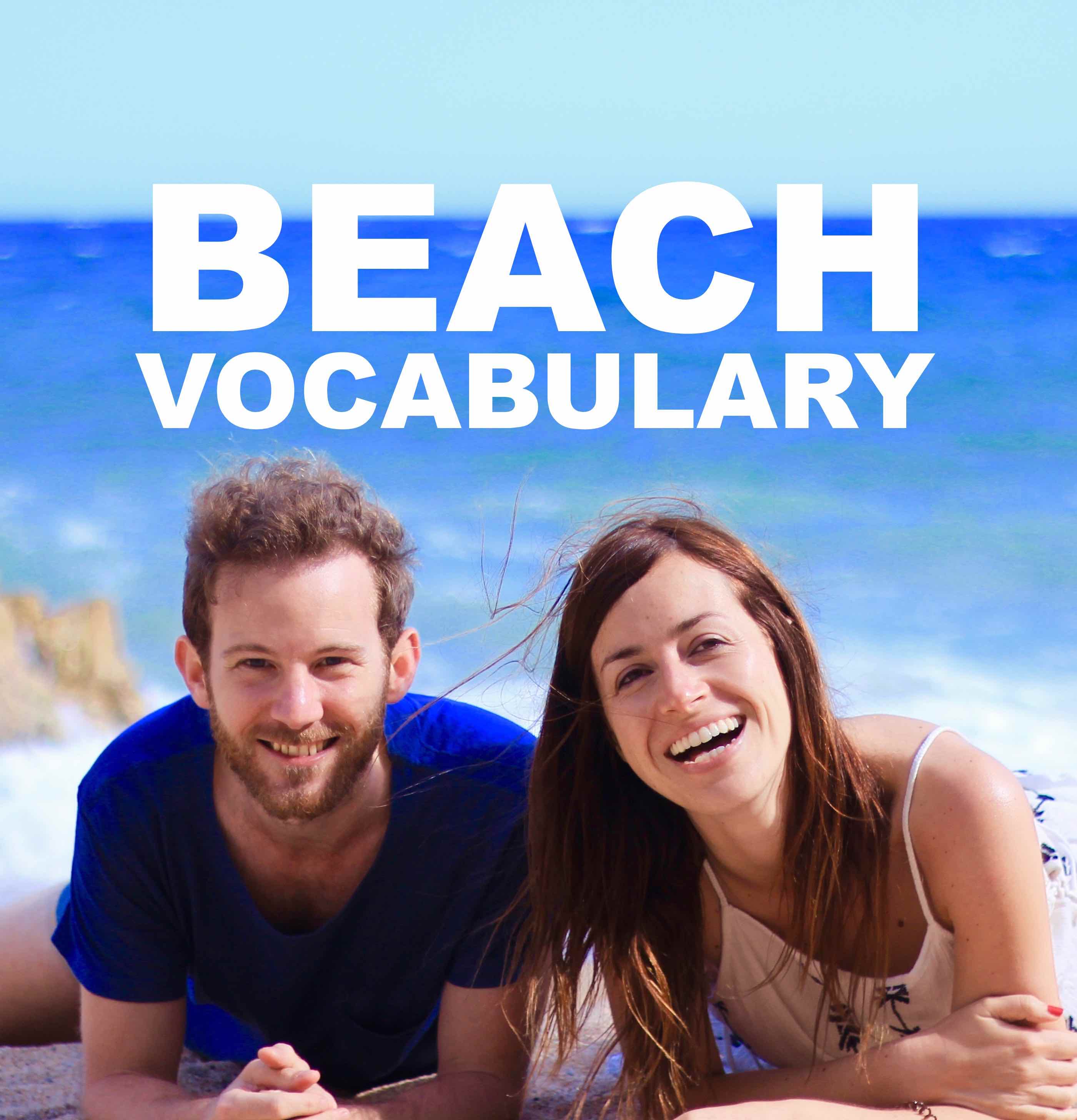 Beach Vocabulary in English