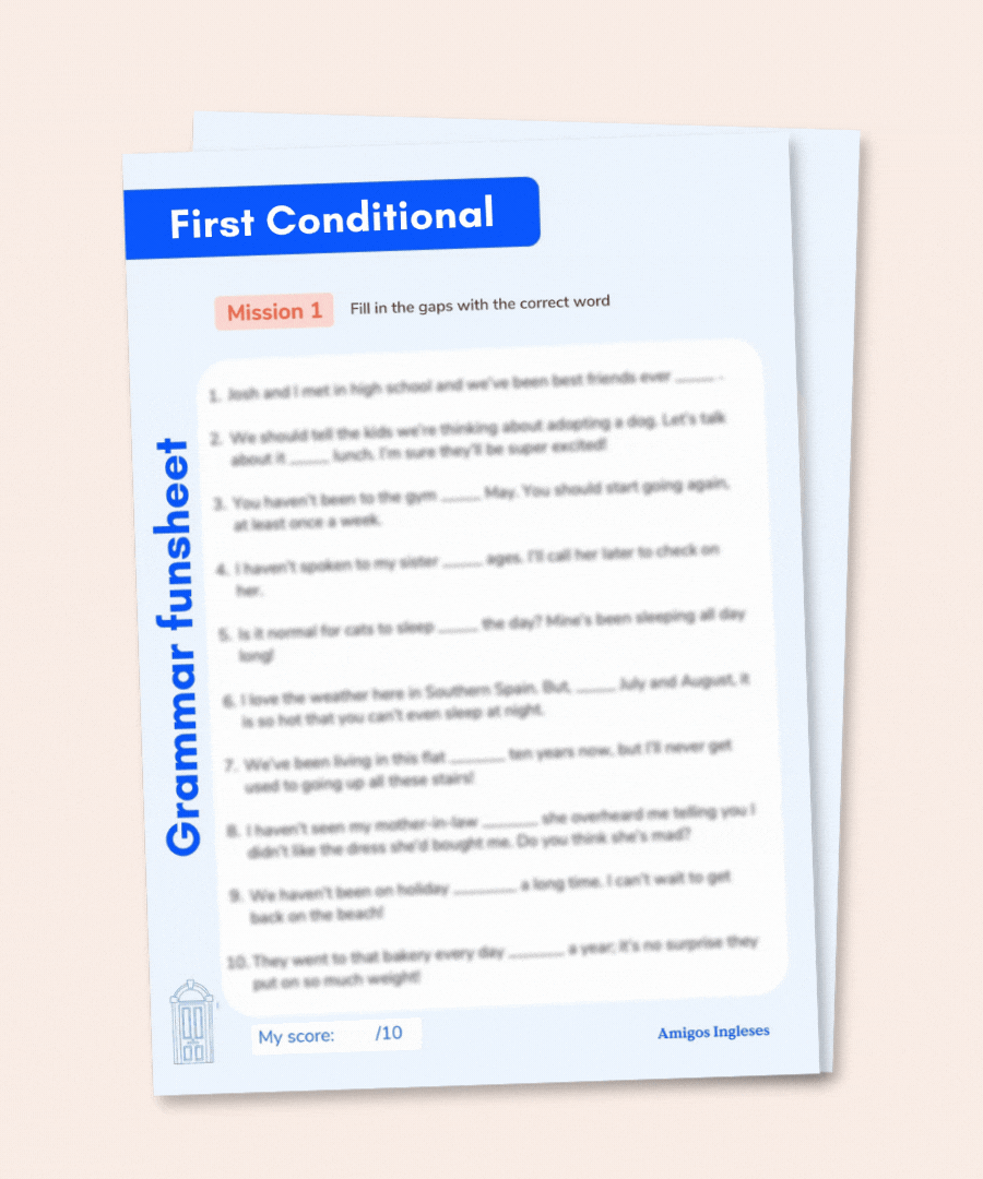 First Conditional