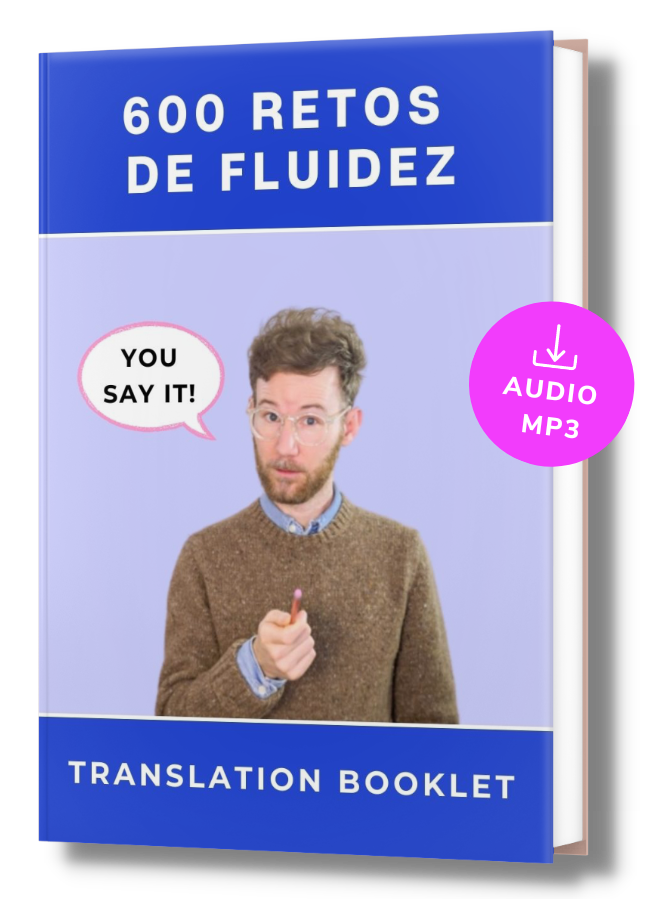 Frases en inglés fluidez curso de inglés PDF translation booklet libro aprender inglés amigos ingleses