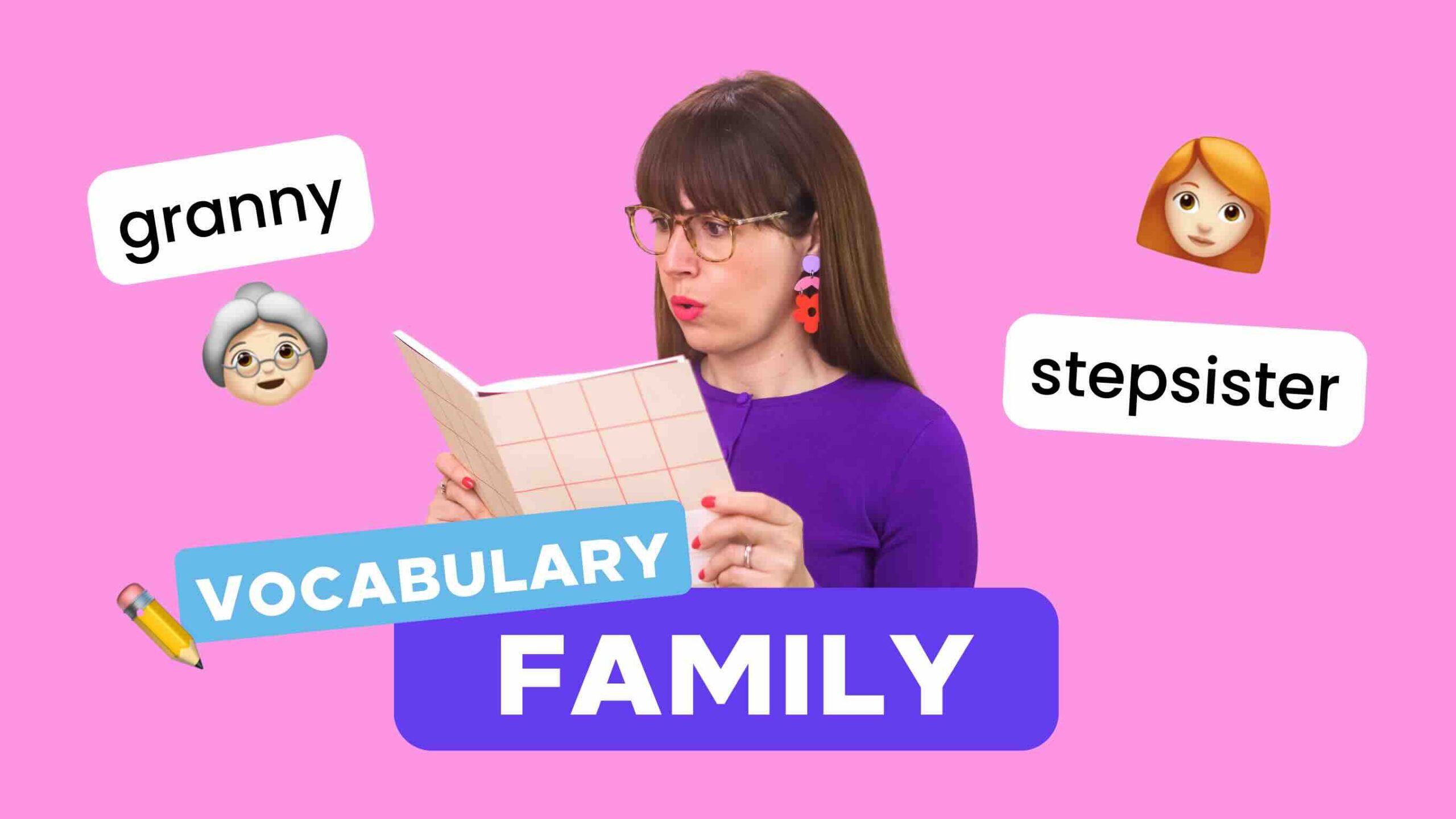 Vocabulario familia ingles frases y ejercicios